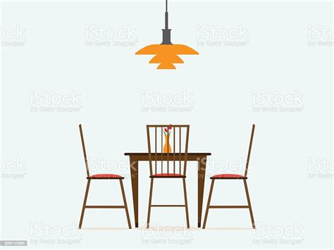 Dining Room Interior Design Stock Illustration Download Image Now
