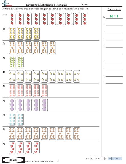 Gain free access to printable common core worksheets. Multiplication Worksheets | Common core worksheets, Common ...