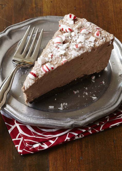 I have the pie for you. Chocolate Peppermint Mousse Pie - Shugary Sweets