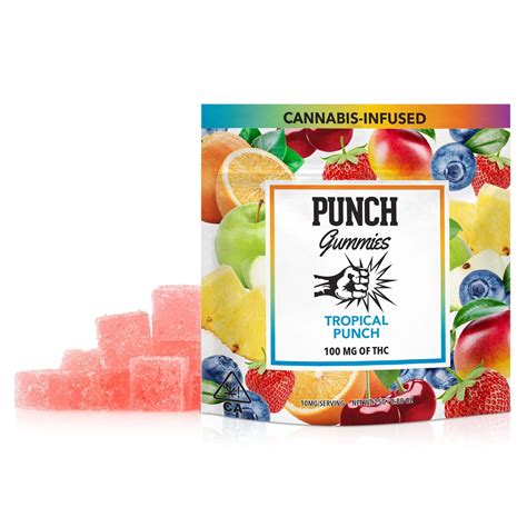 Punch Edibles Extracts Tropical Punch Gummies Mg Weedmaps