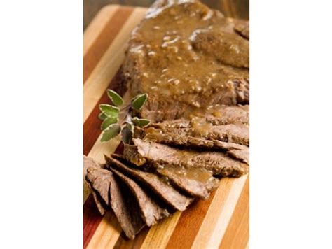 Place roast in a slow cooker, and layer onions, bay leaves, crushed bouillon cubes, garlic, and cream of mushroom soup. Pot Roast (With images) | Pot roast recipes, Recipes ...