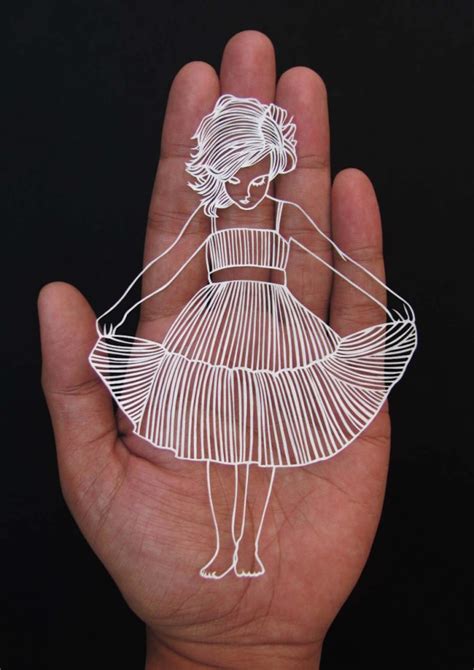 Incredible Paper Cut Art From One Sheet Of Paper 99inspiration