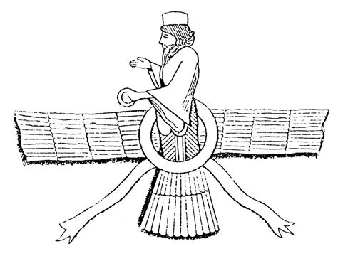 Posterazzi Ahura Mazda Zoroastrian God Of Truth Stretched Canvas