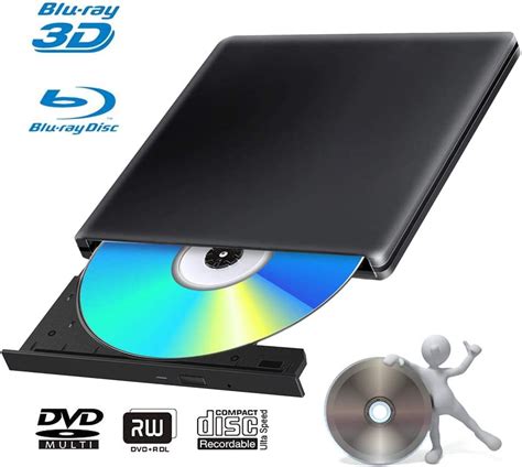 Amazon Com External 4K 3D Blu Ray DVD Drive Burner Portable Ultra