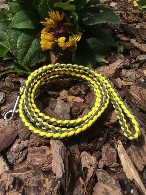 Purchasing a dog leash from stores is a costly affair. 4-strand round braid leash- Custom round braid paracord ...