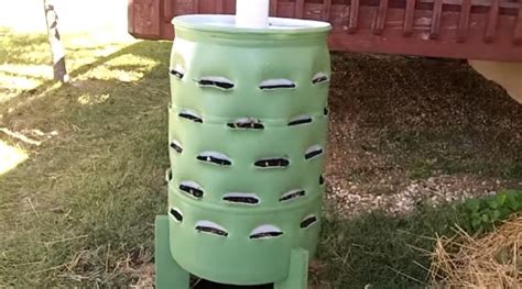 How To Make A Garden Tower From A Barrel Backyard Boss