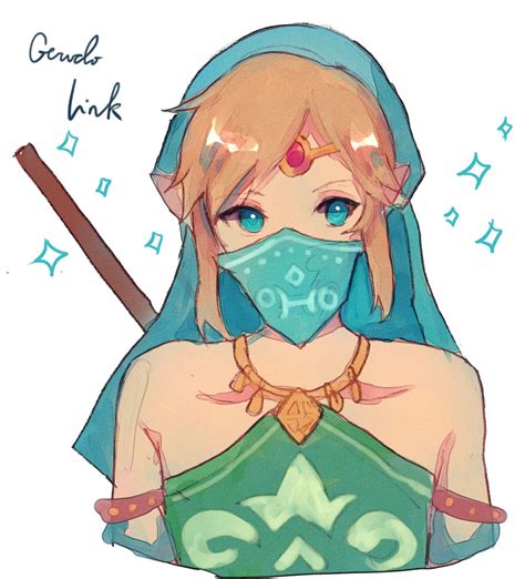 Zelda Breath Of The Wild Gerudo Link Favourites By Mabelgleeful01