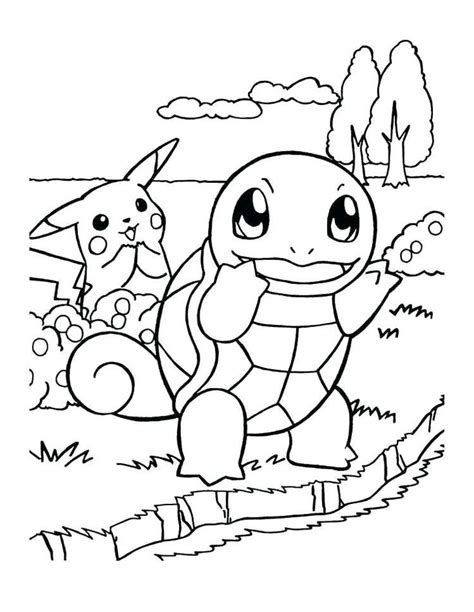 Pokemon coloring pages collection in excellent quality for kids and adults. Pokemon Coloring Pages. Join your favorite Pokemon on an Adventure! | Pikachu coloring page ...