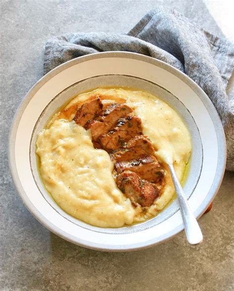 Here's how to cook your baked pork roast potatoes for 40 minutes, remove, add tenderloin and season well. Roasted Pork Tenderloin | Recipe | Baked polenta, Roasted ...