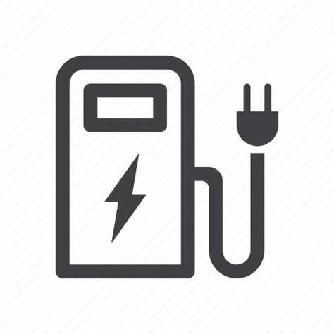 Ev Charging Vector Icon Isolated On Transparent Background Ev Charging