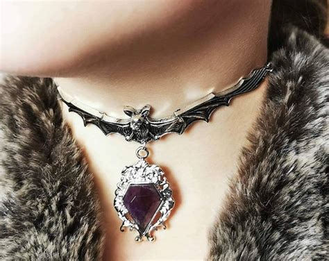 Vampire Goth Jewelry Gothic Jewelry Vampire Necklace Bat Etsy Israel