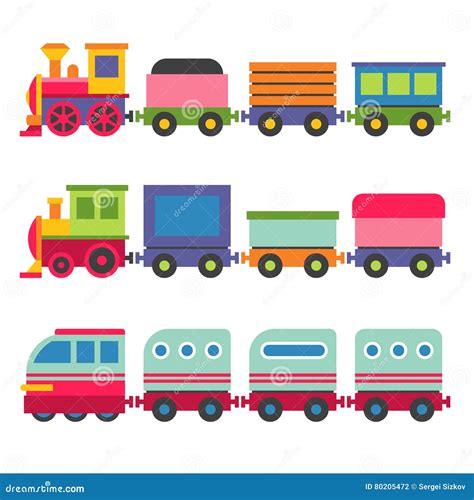 Toy Train Cartoon