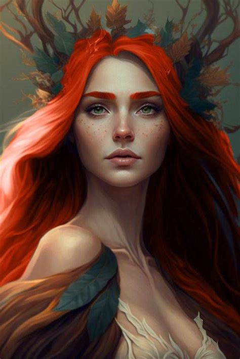 Redhead Characters Fantasy Characters Female Characters Elfa Red
