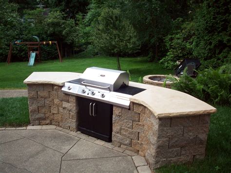 Outdoor Barbecue Grill Yoder Masonry Inc
