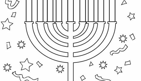 hanukkah coloring pages free printables
