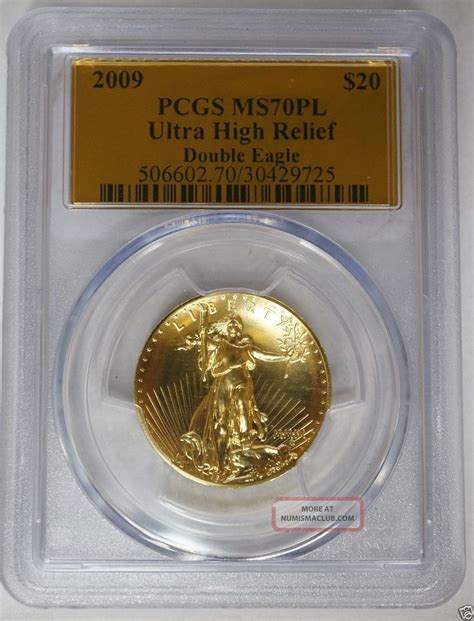 2009 20 Ultra High Relief Double Eagle Pcgs Ms70pl Proof