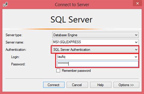 How To Configure Ms Sql Express To Use Sql Authentication