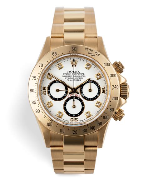 Rolex Cosmograph Daytona Watches Ref 16528 Yellow Gold Rare