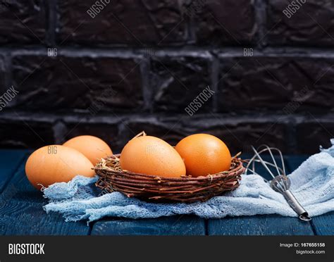 Raw Chicken Eggs Image And Photo Free Trial Bigstock