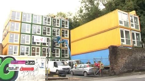 Brighton Shipping Container Homes An Overwhelming Success Bbc News
