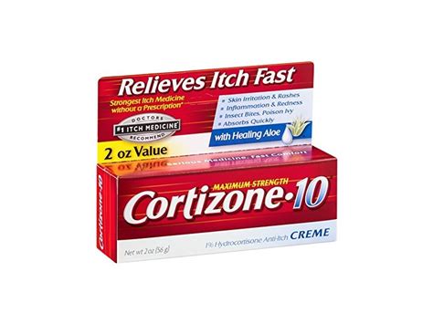 Cortizone 10 Maximum Strength 1 Hydrocortisone Anti Itch Creme With