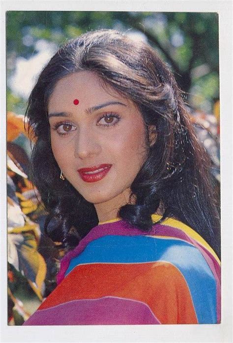 Itmbollywood Actress Meenakshi Seshadri Rare Postcard Post Ca Bollywood