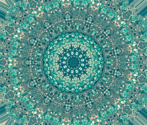 Turquoise Mandala Pattern By Alysonhandelman Redbubble