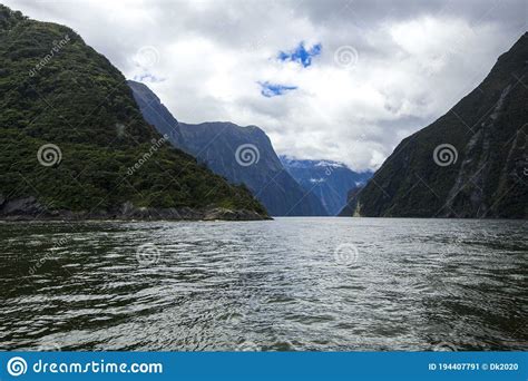Milford Sound Fiord In The South West Of New Zealand`s South Island
