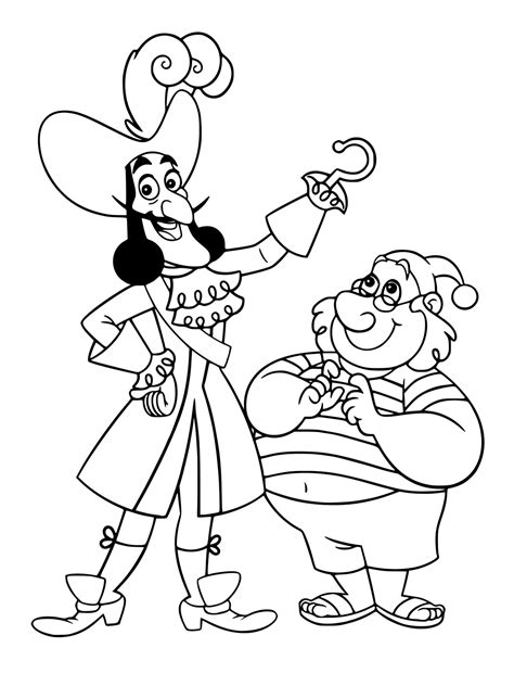 Captain Hook Coloring Pages