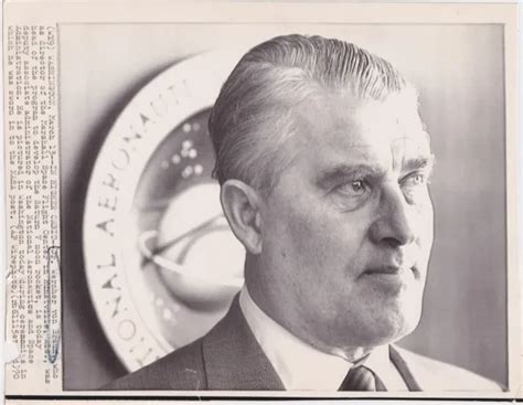 Dr Wernher Von Braun Rocket Scientist At Nasa Headquarters Vintage
