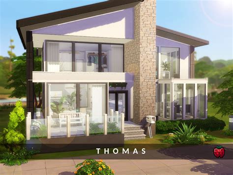 Thomas Home No Cc By Melapples From Tsr • Sims 4 Downloads