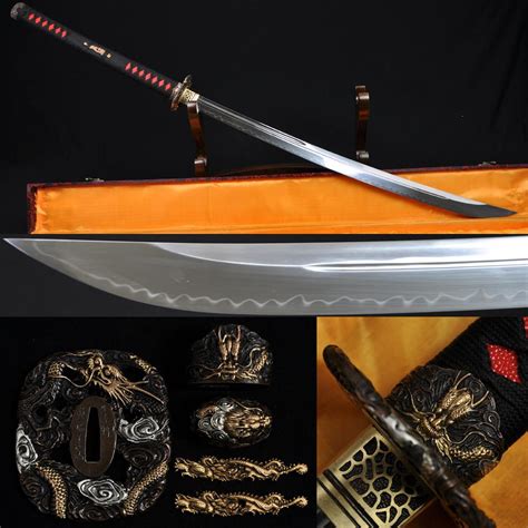 Handmade Authentic Japanese Samurai Sword Naginata With Clay Tempered