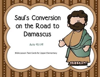 Fun, simple idea for kids of all ages and awesome for bible lesson activity. Saul's Conversion on the Road to Damascus Task Cards | TpT