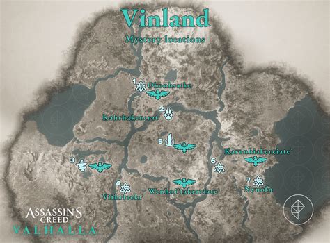 All Assassins Creed Valhalla Vinland Wealth Mysteries And Artifacts