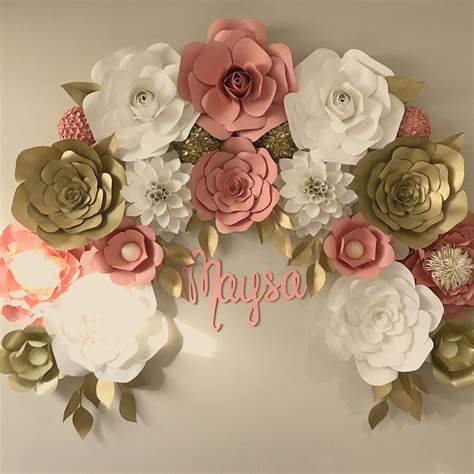 Large paper flowers for backdrop. Paper flowers by kristy martinez on party themes | Pink ...
