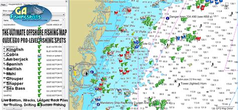 Florida Fishing Maps With Gps Coordinates Floridas 1 Fishing Hot