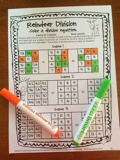 Teachers, parents, and math tutors can also use them as a guideline to illustrate a math lesson or to teach important skills that kids are supposed to know in 4th grade math. NO PREP Christmas Math Games for Fourth Grade with Gifts ...