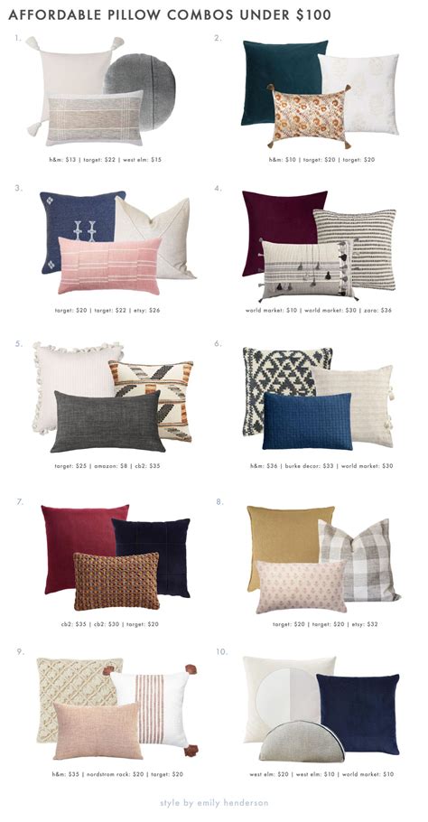 20 New And Fresh Affordable Pillow Combos Our 5 No Fail Combo Rules