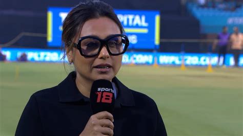 Watch Excited For Womens Cricket Rani Mukherjee Video Onlinehd On