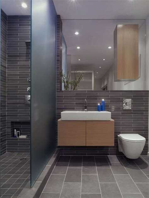 Extra Small Bathroom Design Ideas Of Neat Blue Mosaic Tiles