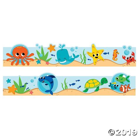 Under The Sea Bulletin Board Borders Per Dozen