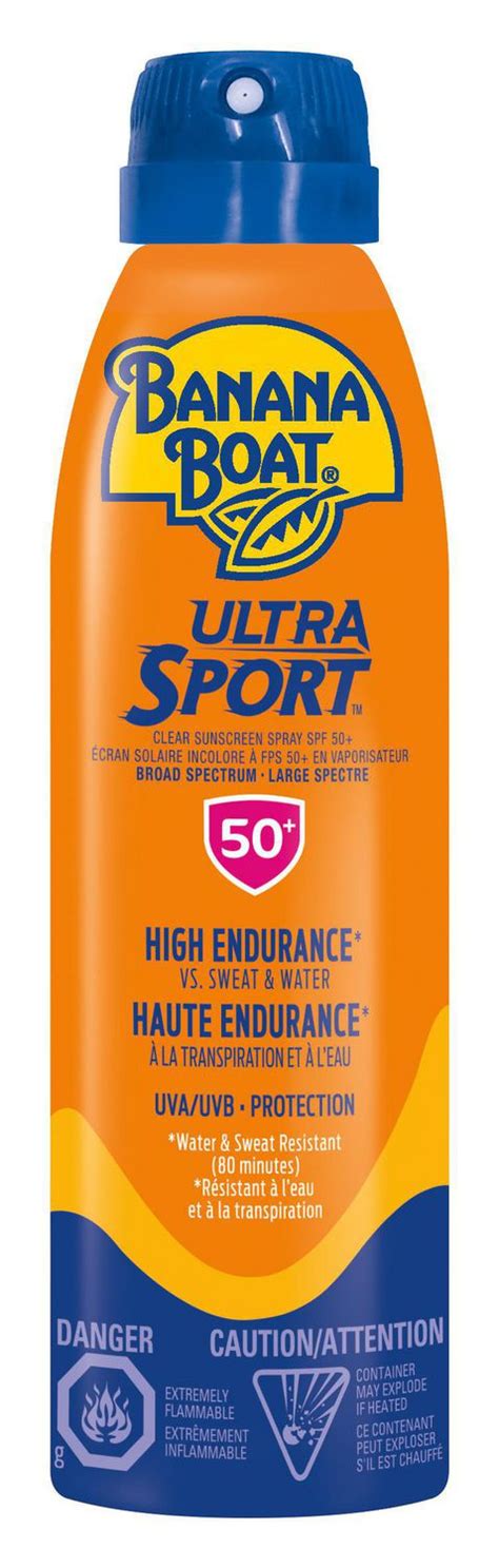 Banana Boat® Ultra Sport™ Sunscreen Spray Spf 50 Walmart Canada