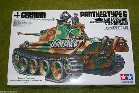 Tamiya German Panther Type G Late Version 135 Scale Kit 35176 Arcane