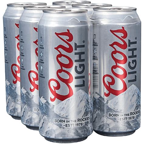 Coors Light 6pk 16oz Can Legacy Wine And Spirits