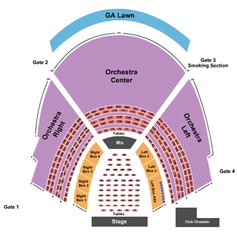 Cadence Bank Amphitheatre At Chastain Park Seating Chart
