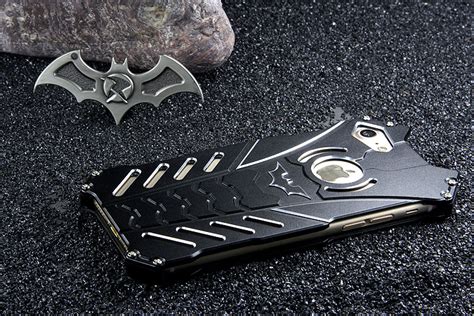 R Just Batman Shockproof Aluminum Shell Metal Case With Custom Stent F