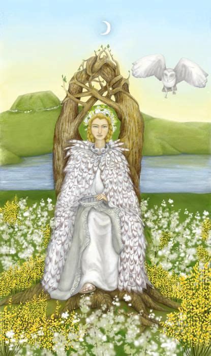 Blodeuwedd By Emily Brunner Celtic Goddess Celtic Gods Celtic Myth