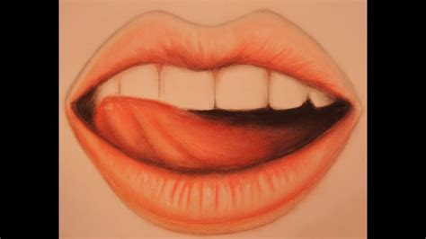Semi Realistic Mouth Drawing