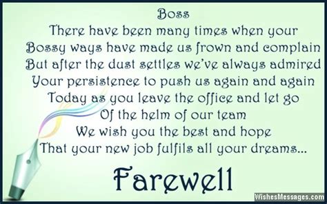 Funny Farewell Quotes For Your Boss Image Quotes At