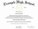 Texas High School Online Diploma Photos
